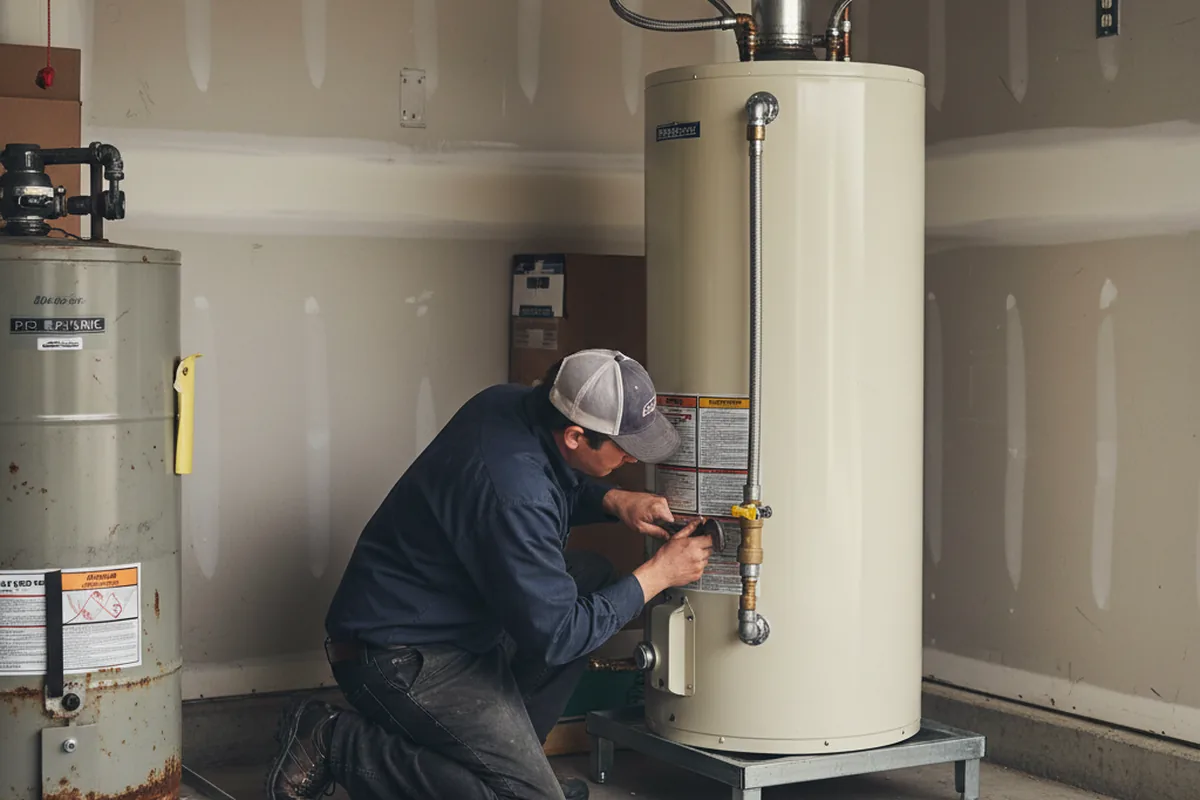 Water heater and shutoff valve replacement in Shrub Oak